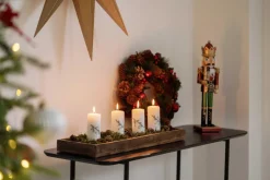 Kremmerhuset Adventslys 4 pk| Kubbelys|Julelys Og Lysestaker