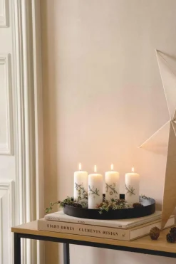 Kremmerhuset Adventslys 4 pk| Kubbelys|Julelys Og Lysestaker