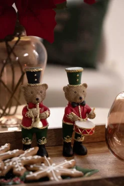 Kremmerhuset Bjørn med fløyte| Julepynt