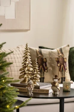 Kremmerhuset Bjørn med tre 7,5 cm grå| Julepynt