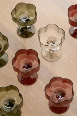 Kremmerhuset Champagneglass Tira mørk grønn| Glass|Gavetips