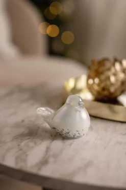 Kremmerhuset Dekorfigur Vinterfugl 7,3 cm| Pynt|Julepynt