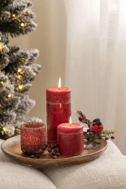 Kremmerhuset Dekorkvist røde bær 20cm| Kunstige Blomster|Julepynt