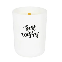 Kremmerhuset Duftlys Best Wishes hvit| Duftlys|Julelys Og Lysestaker