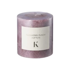 Kremmerhuset Duftlys Cranberry Punch| Kubbelys|Duftlys