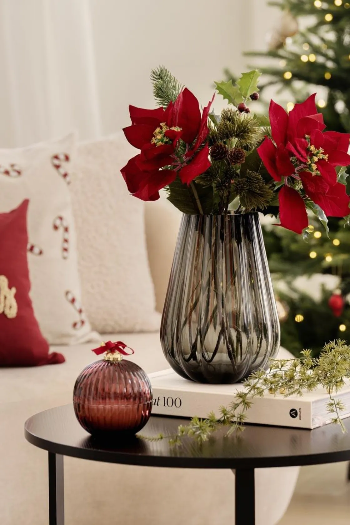 Kremmerhuset Duftlys julekule Christmas Wreath| Duftlys|Julelys Og Lysestaker