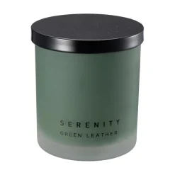 Kremmerhuset Duftlys Serenity Green leather| Duftlys
