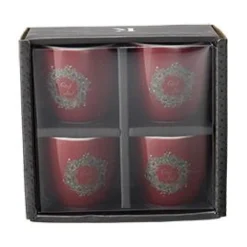 Kremmerhuset Eggeglass 4pk, Krans| Servering|Juleservering