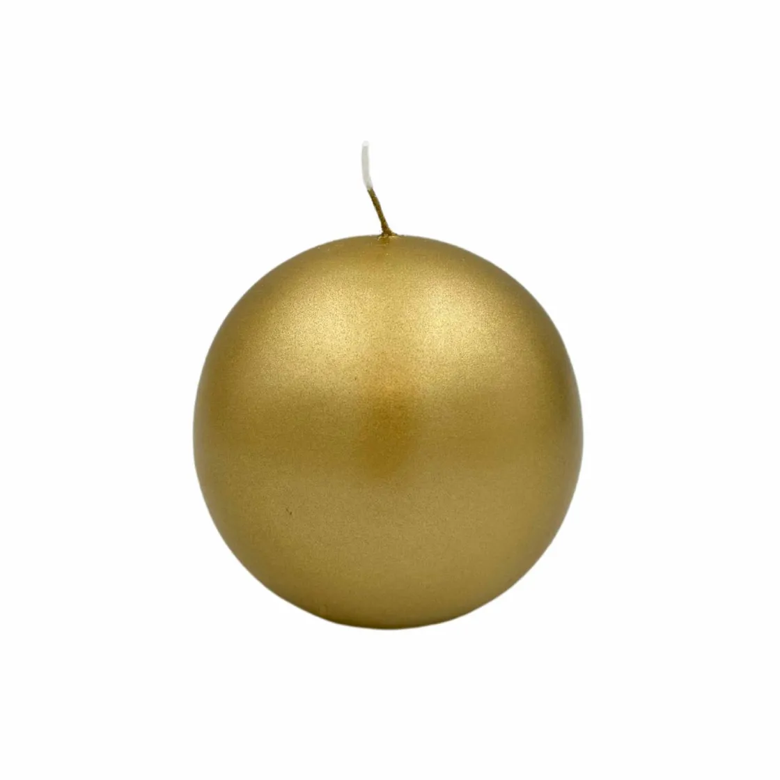 Kremmerhuset Festlys lakk kule gull| Kubbelys|Julelys Og Lysestaker