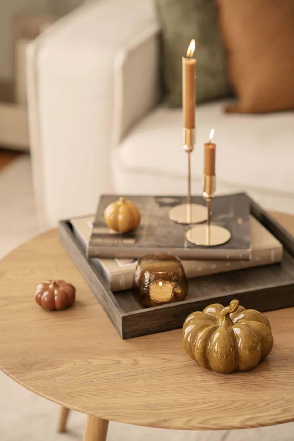 Kremmerhuset Figur Gresskar 11,5cm Oker| Pynt