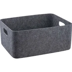 Kremmerhuset Filtkurv S/4 mørk grå| Oppbevaring Og Kurver