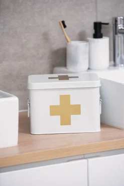 Kremmerhuset Førstehjelpskrin hvit| Bokser|Oppbevaring Og Kurver