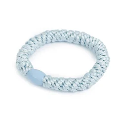 Kremmerhuset Hårstrikk blå m/lys blå perle| Hårstrikk