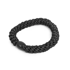 Kremmerhuset Hårstrikk Sort m/sort perleskimmer| Hårstrikk