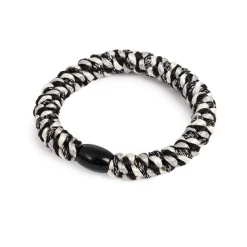 Kremmerhuset Hårstrikk Tuttifrutti sort/hvit/grå/perle| Hårstrikk