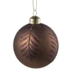 Kremmerhuset Julekule blader brun| Julekuler