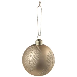 Kremmerhuset Julekule blader gull| Julekuler