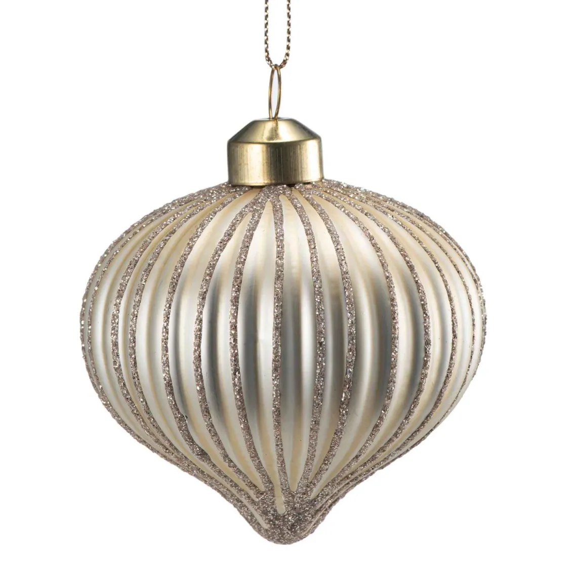 Kremmerhuset Julekule Dråpe Gull| Julekuler