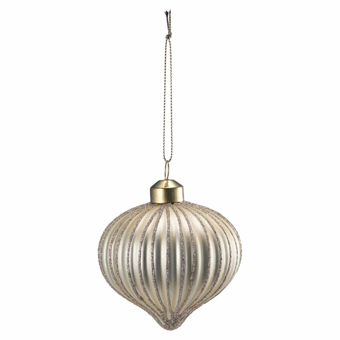 Kremmerhuset Julekule Dråpe Gull| Julekuler
