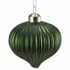 Kremmerhuset Julekule dråpe rille grønn| Julekuler