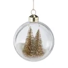 Kremmerhuset Julekule med gulltrær| Julekuler