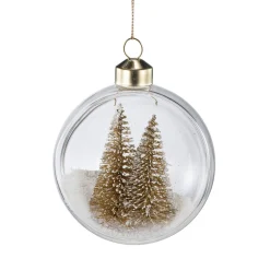 Kremmerhuset Julekule med gulltrær| Julekuler