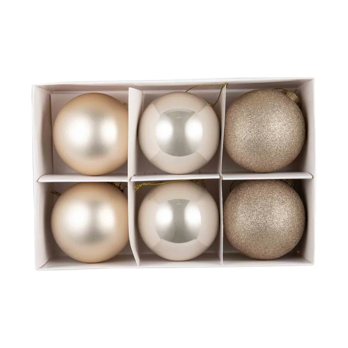 Kremmerhuset Julekule mix 6 pack gull| Julekuler