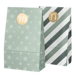 Kremmerhuset Klistremerker 1-24 Rund| Gaveinnpakking