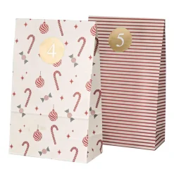 Kremmerhuset Klistremerker 1-24 Rund| Gaveinnpakking