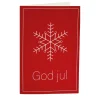 Kremmerhuset Kort God jul rød| Kort
