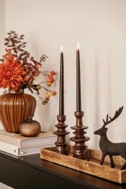 Kremmerhuset Kronelysestake Lodge 19 cm| Lysestaker