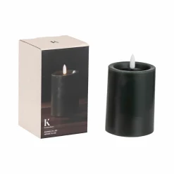 Kremmerhuset Kubbelys LED 10cm mørk grønn| Ledlys|Kubbelys