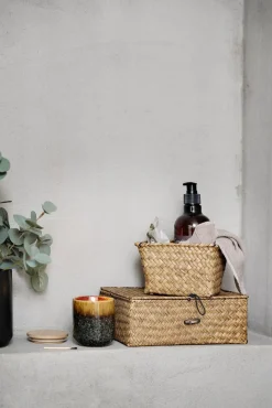 Kremmerhuset Kurv Tage med lokk liten| Oppbevaring Og Kurver|Baderomsartikler