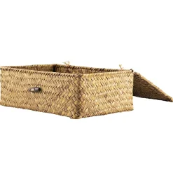 Kremmerhuset Kurv Tage med lokk stor| Oppbevaring Og Kurver|Baderomsartikler