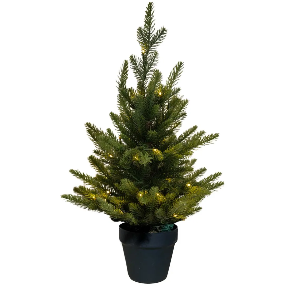 Kremmerhuset Lite juletre med ledlys H 60cm| Juletrær Og Julegrønt