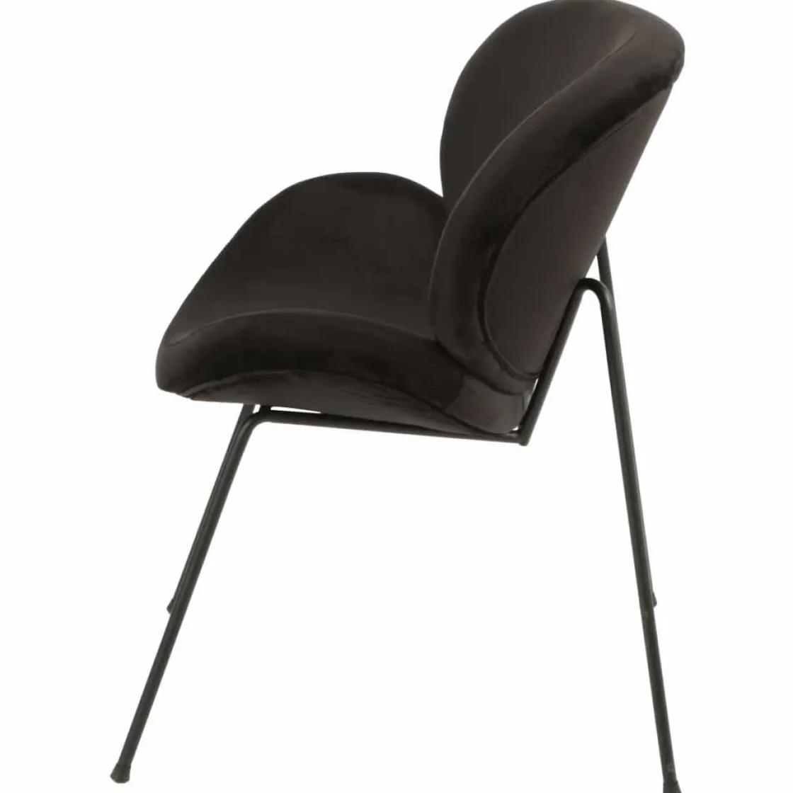 Kremmerhuset Loungestol Konrad Velur, sort| Loungestol|Stoler Og Krakker