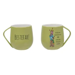 Kremmerhuset Lykketegning - Bestefar Krus 40 cl grønn| Krus