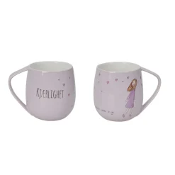 Kremmerhuset Lykketegning - Kjærlighet Krus 40 cl rosa| Krus