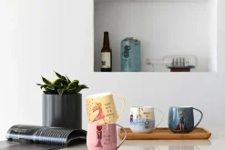 Kremmerhuset Lykketegning - Konge Krus 40 cl grå| Krus