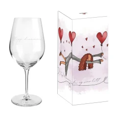 Kremmerhuset Lykketegning - Slipp drømmene fri og svev litt, Rødvinsglass 62 cl| Glass