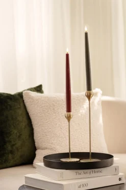 Kremmerhuset Lysestake Blonde 21,5 cm gull| Lysestaker|Julelys Og Lysestaker