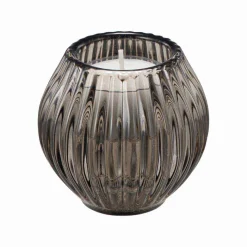 Kremmerhuset Lysestake Kombi Rille 7 cm grå| Lysestaker