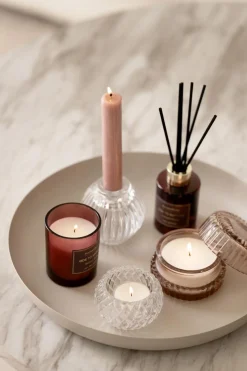 Kremmerhuset Lysestake Kombi Rille 7 cm klar| Lysestaker