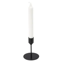 Kremmerhuset Lysestake Prato 10,5cm Sort| Lysestaker