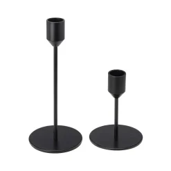 Kremmerhuset Lysestake Prato 18,5cm Sort| Lysestaker