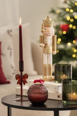 Kremmerhuset Lysestake Sløyfe 21,5 cm| Lysestaker|Julelys Og Lysestaker