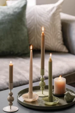 Kremmerhuset Lysestake Stine 4,5 cm, grønn| Lysestaker