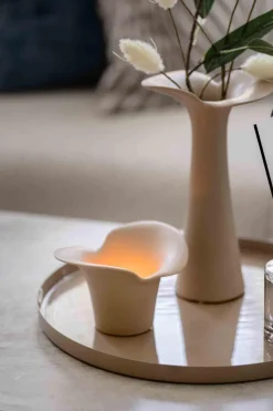 Kremmerhuset Lysfat Lana Ø 35 cm sand| Lysfat