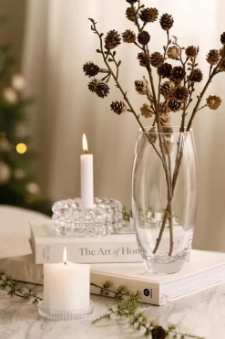 Kremmerhuset Lysholder Snøkrystall| Lykter|Julelys Og Lysestaker