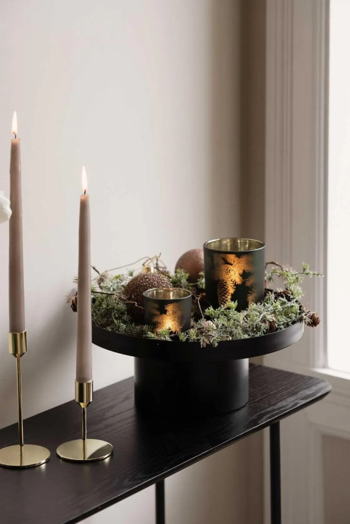 Kremmerhuset Lyslykt Granskatt 8cm| Lykter|Julelys Og Lysestaker